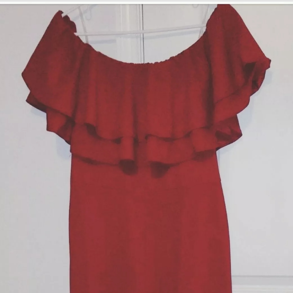Woman's red jumpsuit Sz 16 NWOT